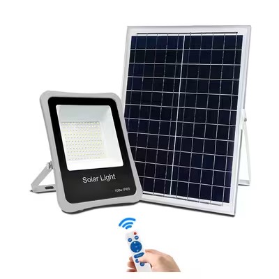Aluminum high quality 100W outdoor solar flood light