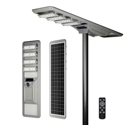 TR-VS The solar integrated street lamp has an adjustable light Angle, high lumen brightness, ip65 water resistance and is not easy to be damaged,can be equipped with a remote control