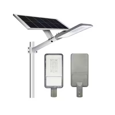 Walk Way Road Parking Lot Area High Efficiency 6500K 60w Solar Led Street Light