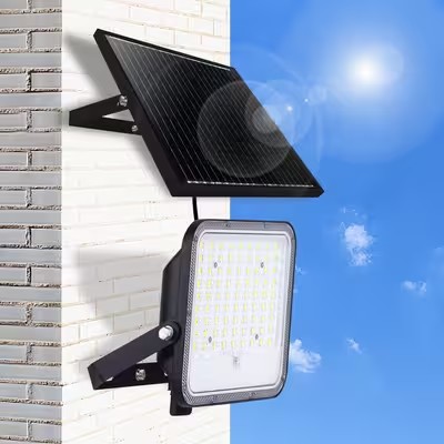 Solar Powered Flood Light with 2700-6500K Color Temperature 6V Voltage and LiFeO4 Battery for Outdoor Lighting
